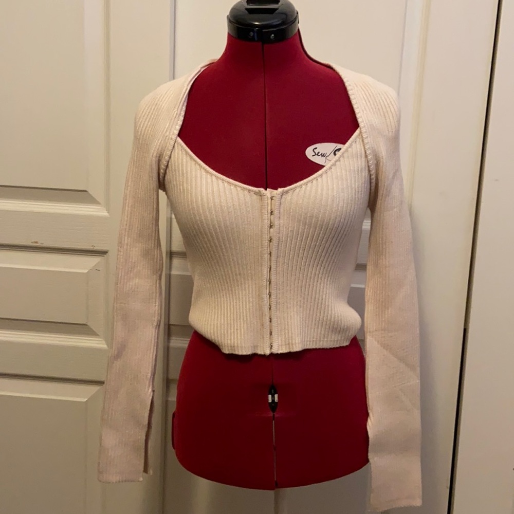 NEW Zara Knit Cami and Shrug Matching Set Size S